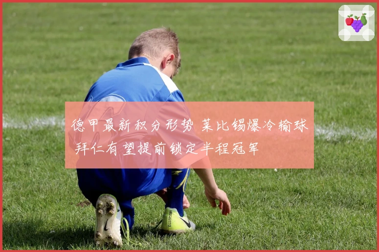 德甲最新积分形势 莱比锡爆冷输球 拜仁有望提前锁定半程冠军